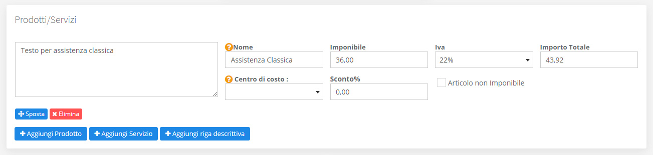 Nuovo Servizio