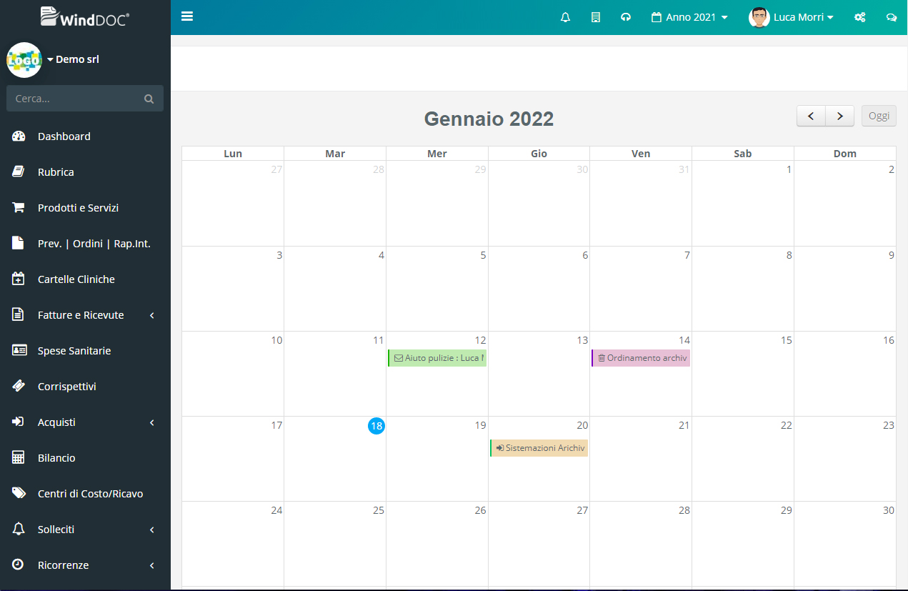 Lista Prestazioni Occasionali